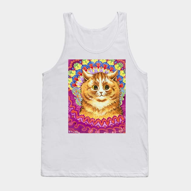 Louis Wain Kaleidoscope Cat Tank Top by forgottenbeauty